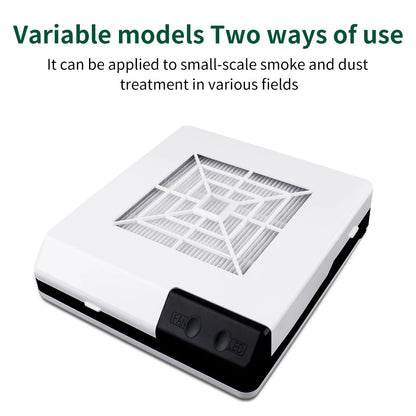 Portable Soldering Fume Extractor Smoke Absorber with LED
