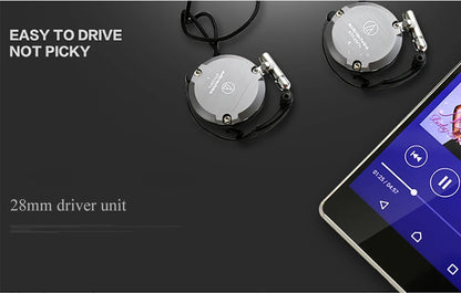 Yellow High-Performance Wired Music Earphones 3.5mm