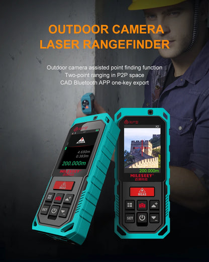 100m Laser Distance Meter with Bluetooth Rangefinder