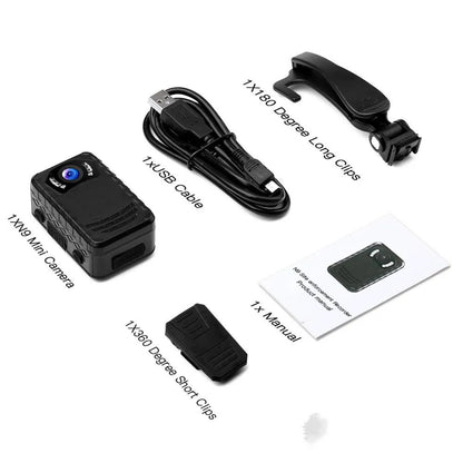 Body Camera with IR Night Vision Video Recording