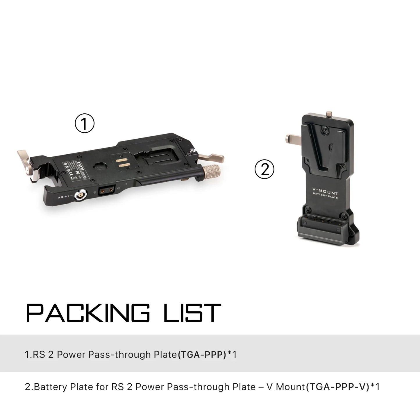 V Mount Battery Plate Power Pass-Through Kit for RS Gimbals