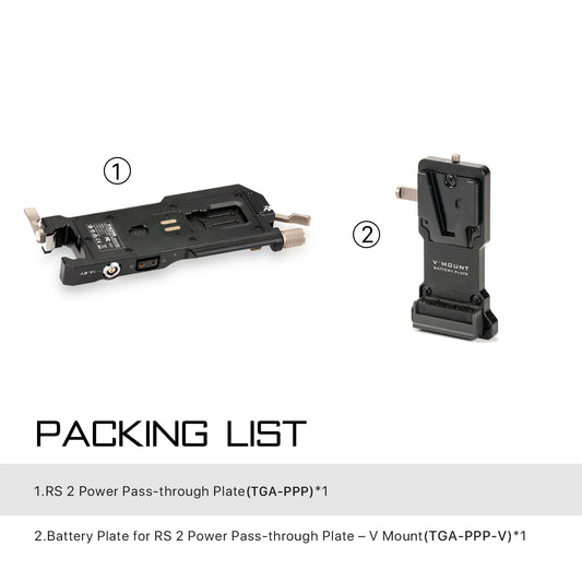 V Mount Battery Plate Power Pass-Through Kit for RS Gimbals