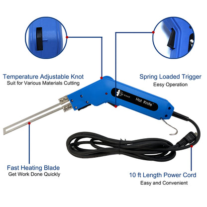 150W Electric Foam Cutter with Dual Blades for DIY Projects
