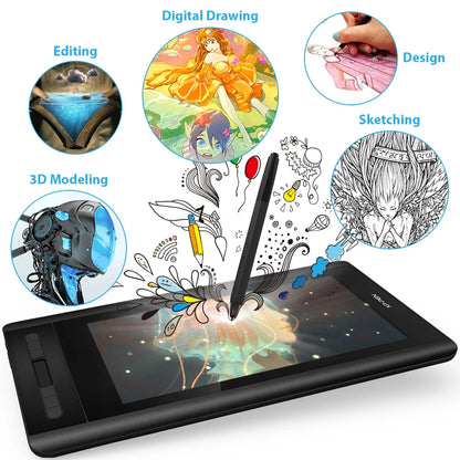 11.6 Inch Drawing Tablet with Pen and Express Keys