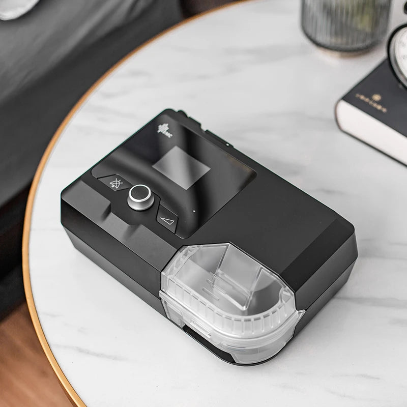 Compact Auto CPAP Machine with Small Nasal Mask & Humidifier