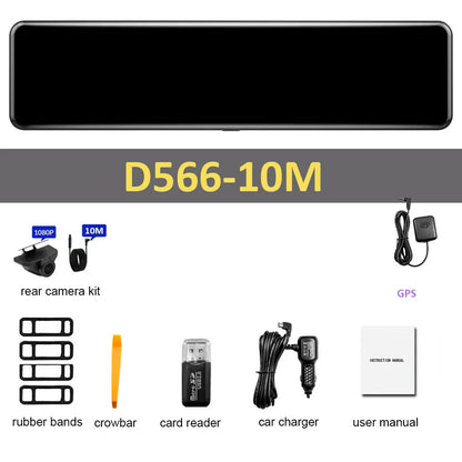 4K Dash Cam D566 128GB Front & Rear