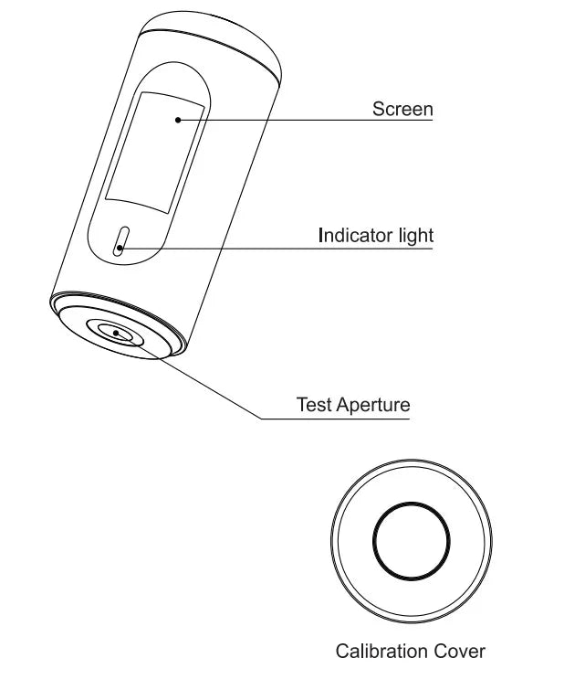 Portable Green Mobile APP Colorimeter with 30+ Indexes