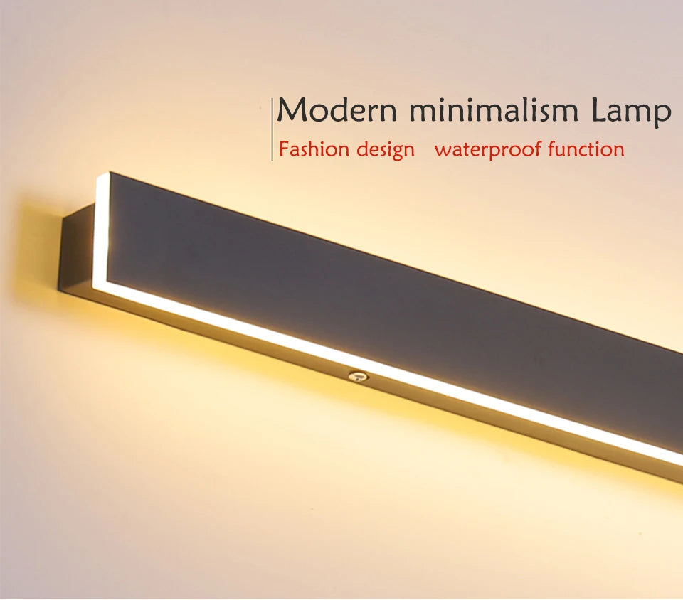 120cm Outdoor LED Wall Light Warm White Waterproof