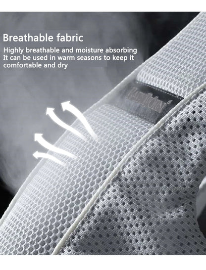 Ergonomic Breathable Baby Sling Carrier Portable Light Blue