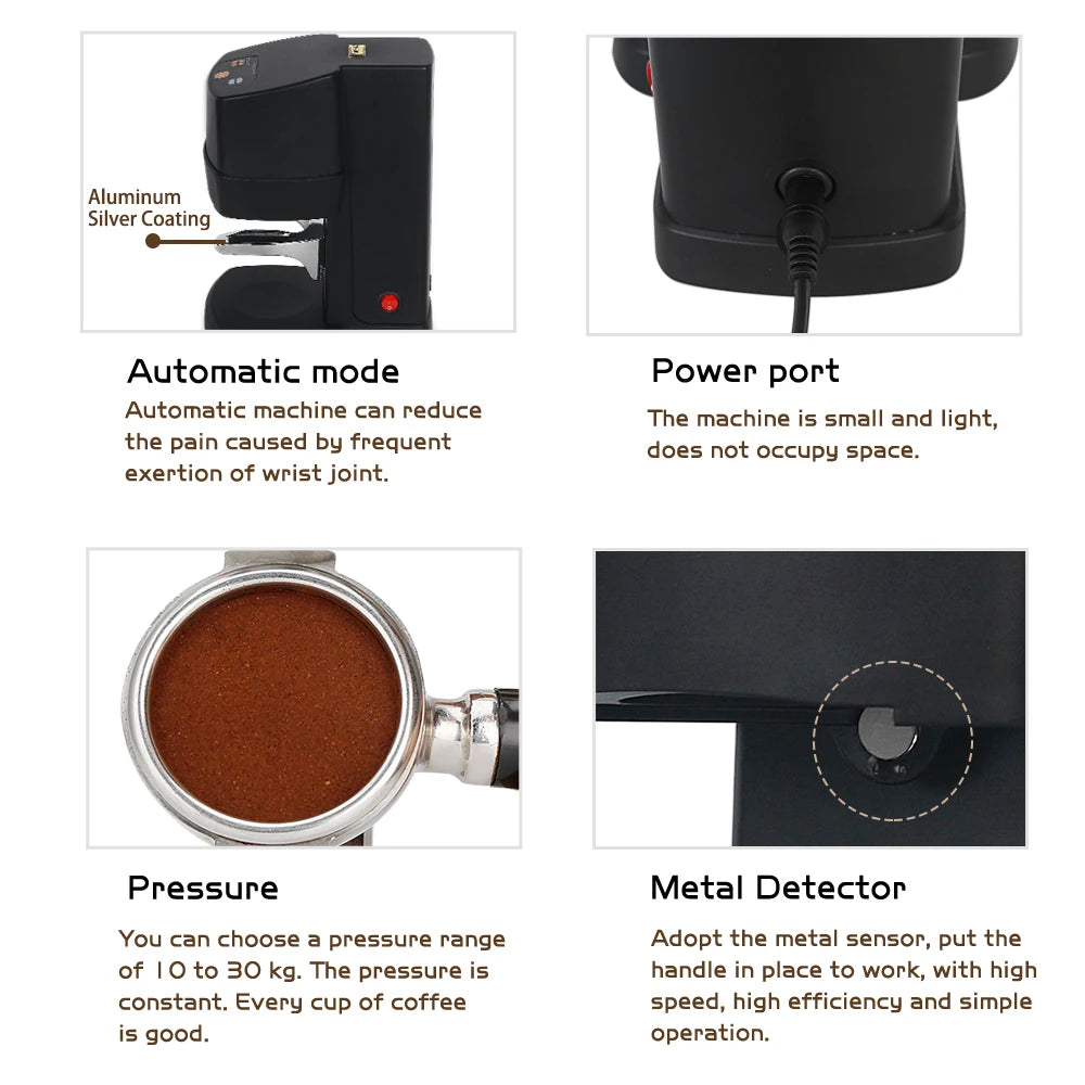 58mm Electric Coffee Tamper Machine with Adjustable Pressure