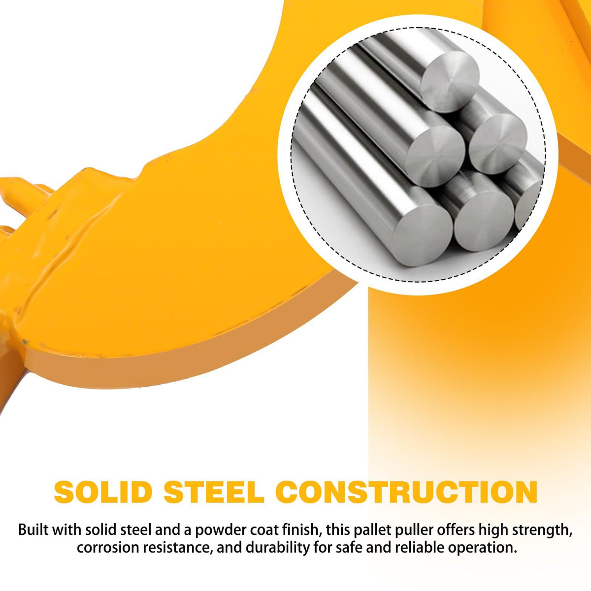 1T Steel Pallet Grabber Puller Clamp Tool