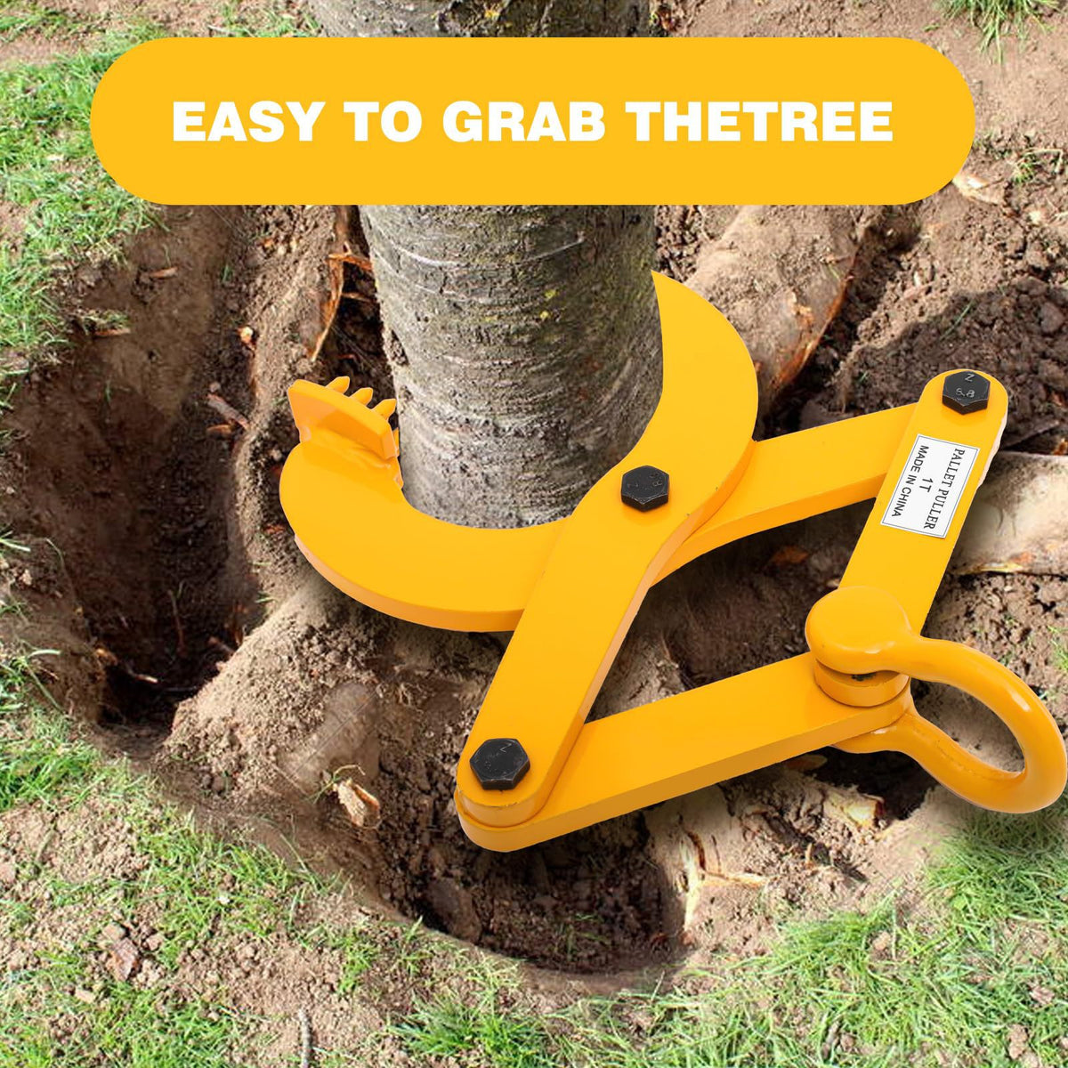 1T Steel Pallet Grabber Puller Clamp Tool