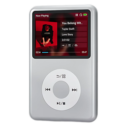 HiFi MP3 Player with Bluetooth Video FM Radio 128GB Storage