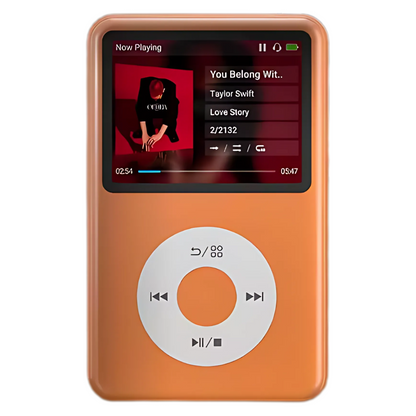 HiFi MP3 Player with Bluetooth Video FM Radio 128GB Storage