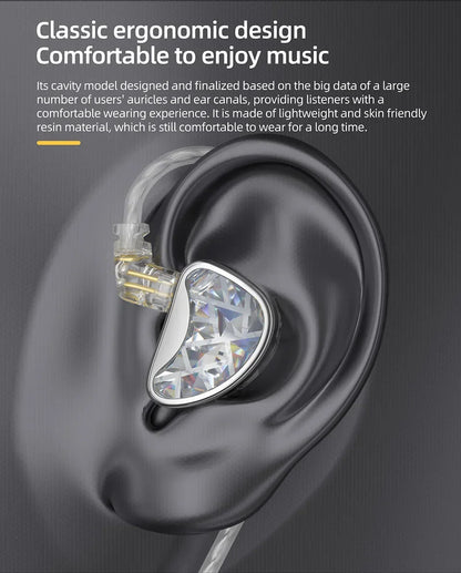 Tunable 12 Balanced Armature Earphones with Mic