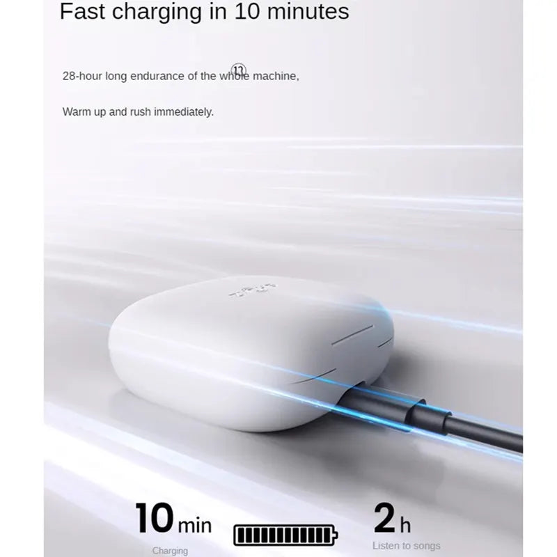 Wireless Blue Open-Ear Headphones for Running & Gym