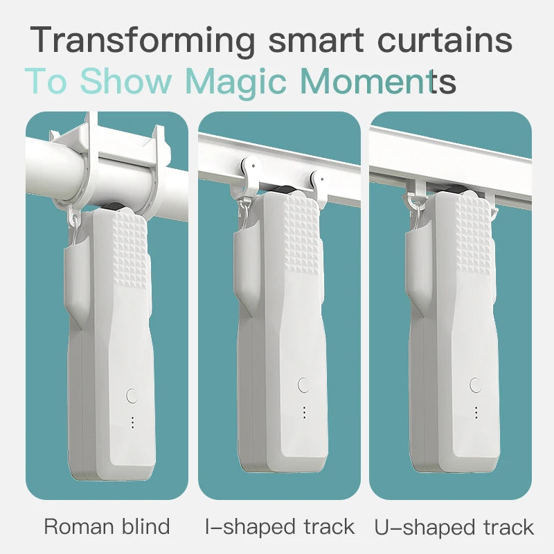 Smart Curtain Robot 2-Pack with Zigbee App Control