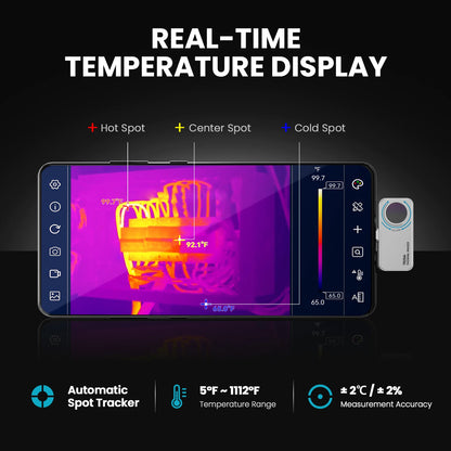 Portable Thermal Imaging Camera 256x192 for Android Type C