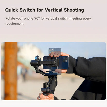 3-Axis AI Gimbal Stabilizer 2kg Payload Smartphone Camera