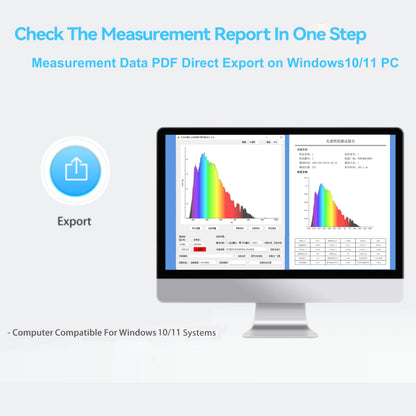 Handheld Light Spectrometer 340-1000nm LED Grow Light Tester