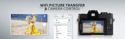 Compact 4K Camera with 48MP and WiFi Features