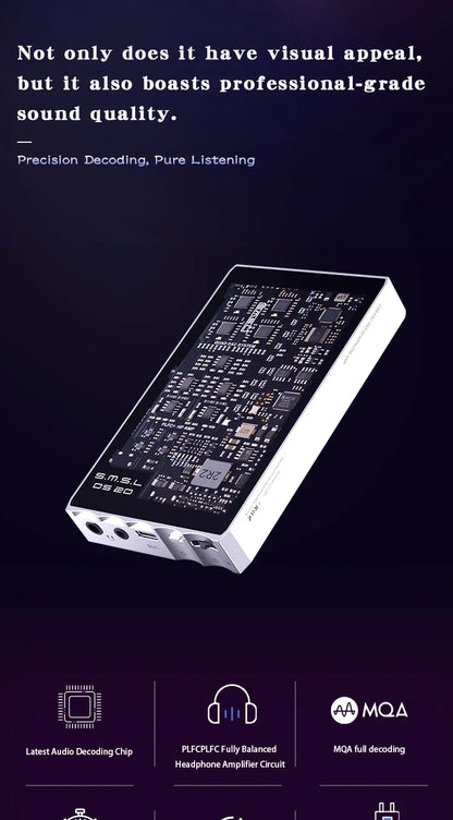 High-Resolution Portable DAC Amp with Dual USB Compatibility