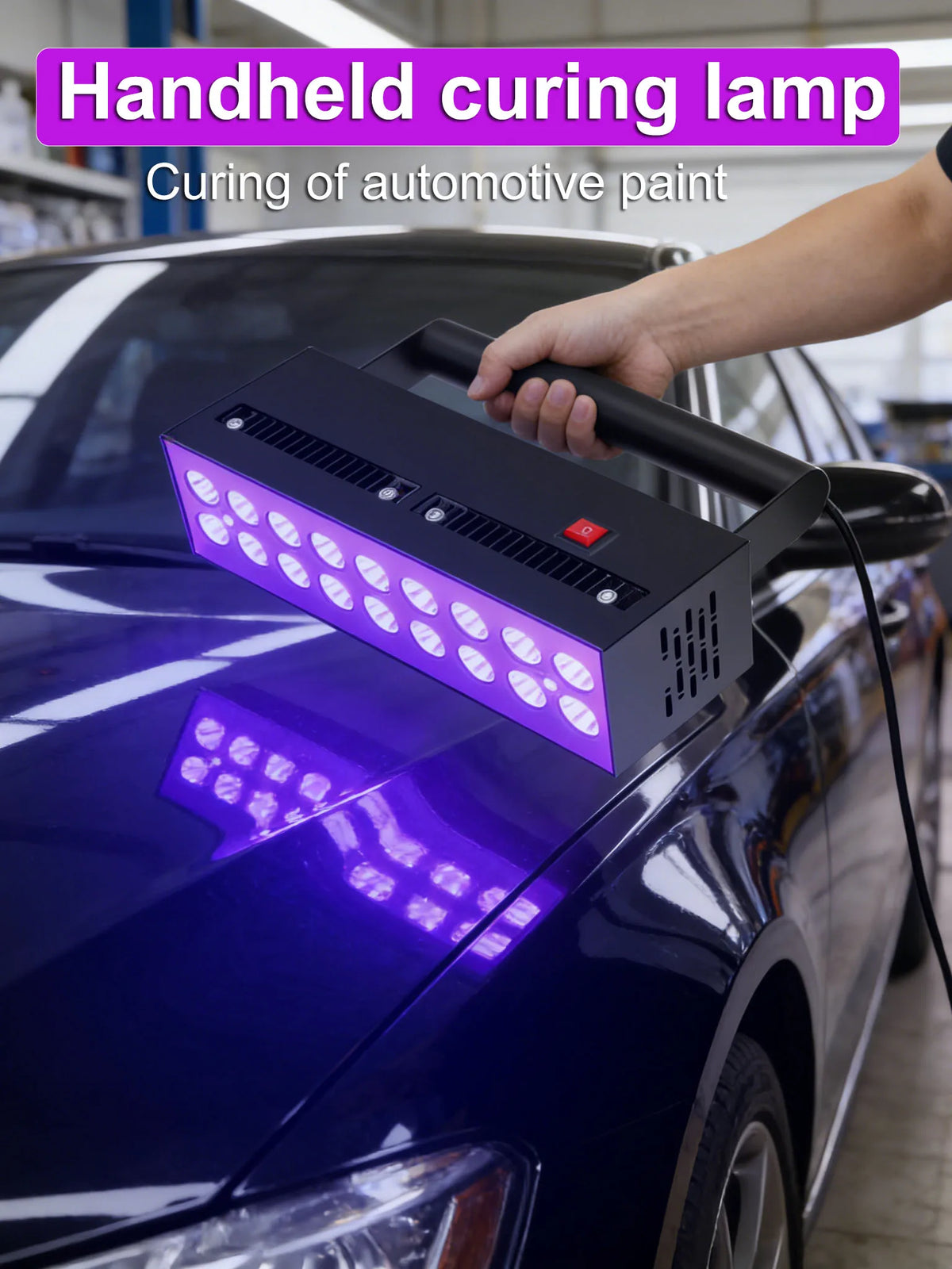 2000W UV Curing Lamp 395nm High Power for Resin PCB Coating