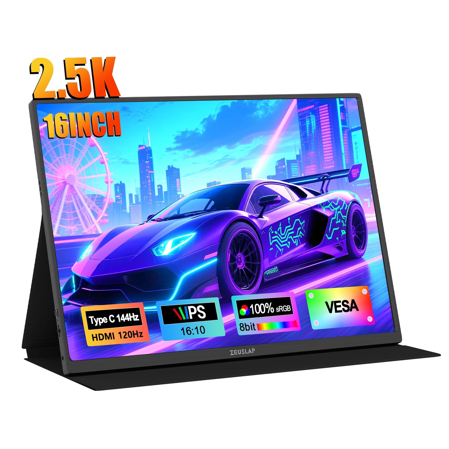 Travel 16" Monitor 2560x1600 100% sRGB 144Hz