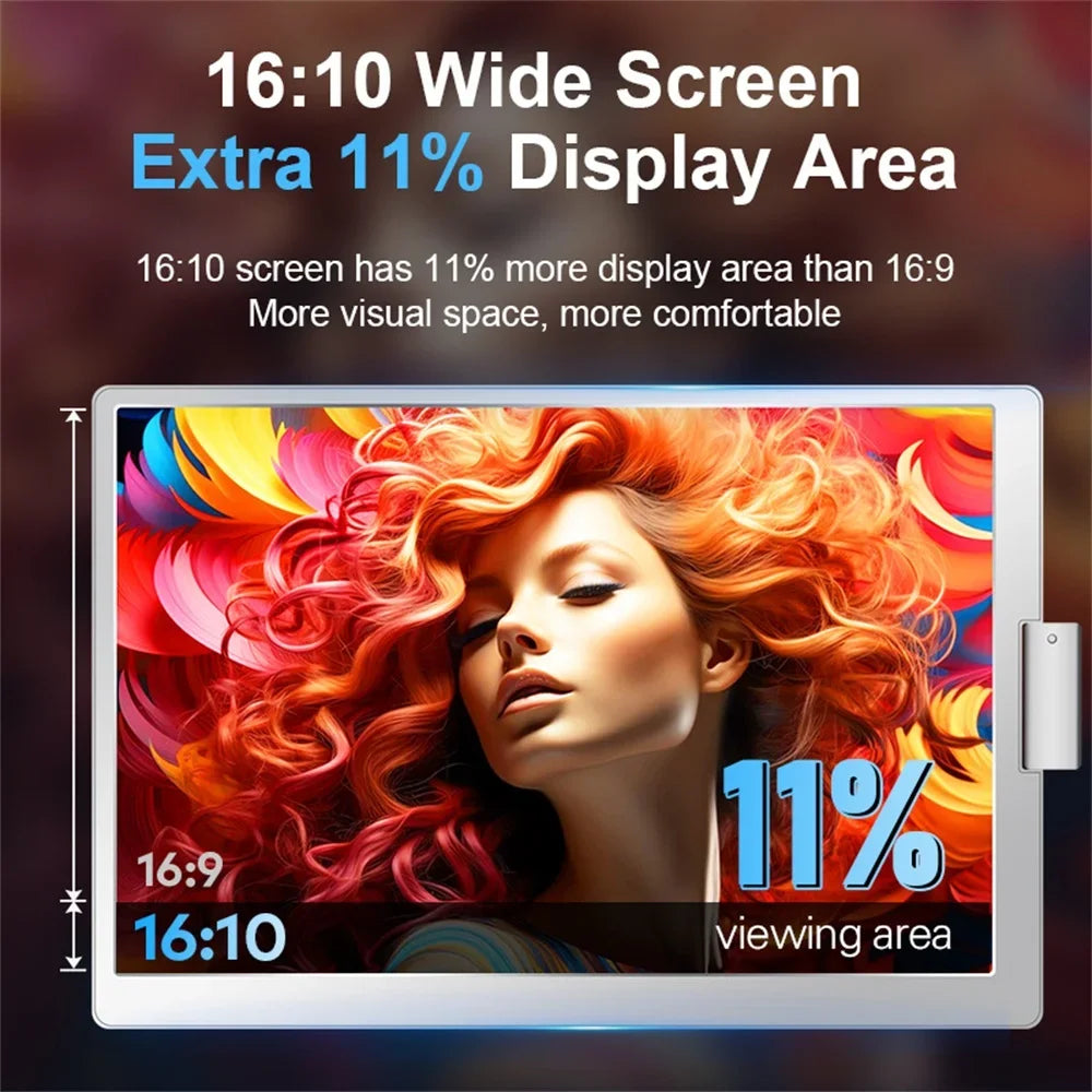 15.6" Portable Dual Screen Monitor FHD IPS Display