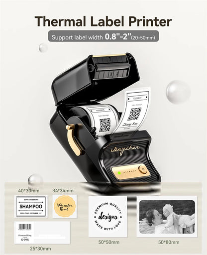 Wireless B21 PRO 300DPI Label Printer for Office Black