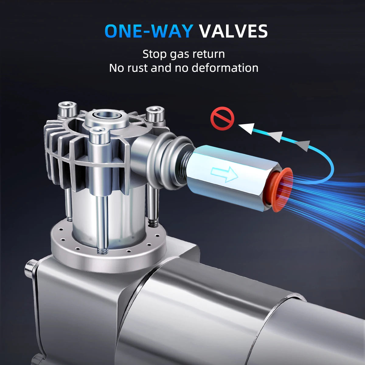 12 V Compact Air Compressor for Car & Air Suspension