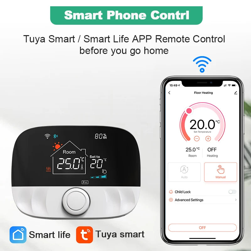 Wireless Heating Controller with Alexa & Google Integration
