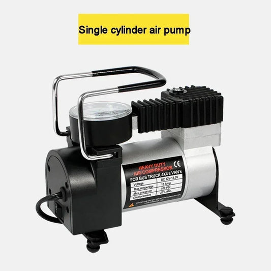 Compact 12V/220V Air Pump for Vehicles