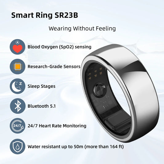 Premium Smart Ring for HRV Sleep and Wellness Tracking