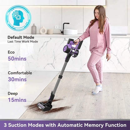 Rechargeable 6-in-1 Stick Vacuum Cleaner for Homes