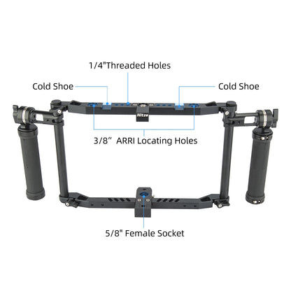 10.1 Inch Monitor Cage Kit for 2000nit Ultra Bright Display