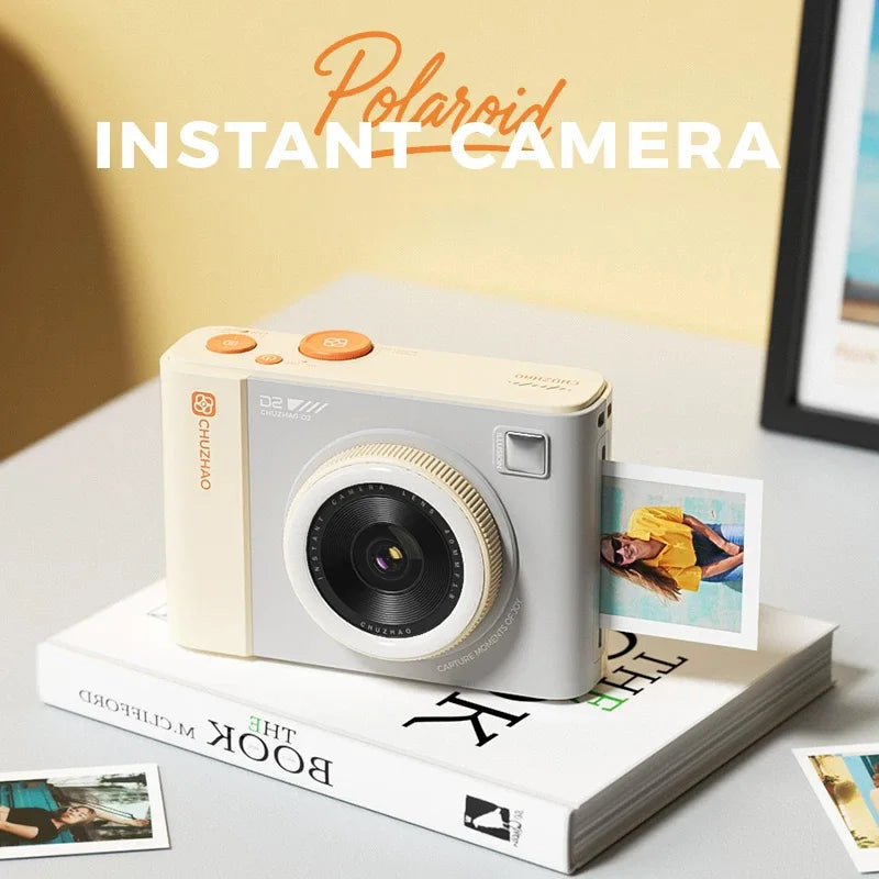 Retro Hybrid Instant Camera 2.8 Inch IPS Screen WiFi Printer