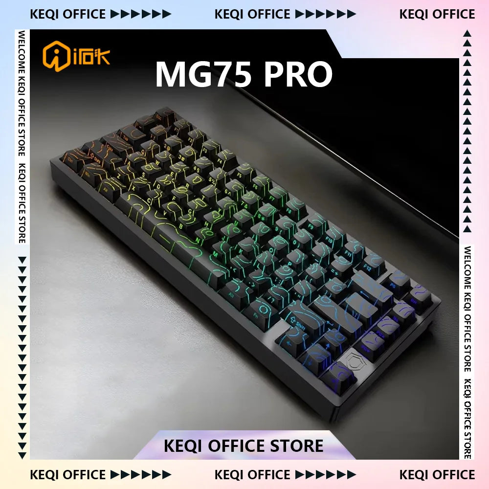 Silver Mechanical Keyboard RGB Hot-Swap Aluminum Magnetic Switch