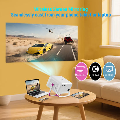 Portable 1080P Projector with Auto Focus Android 11