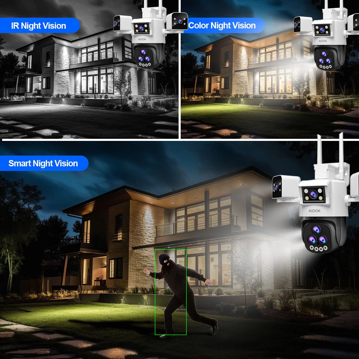 20X Zoom 30MP Waterproof Outdoor WiFi Camera