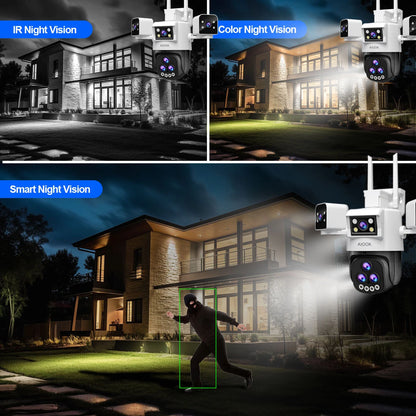 Smart 20X Zoom Security Camera 128GB Storage
