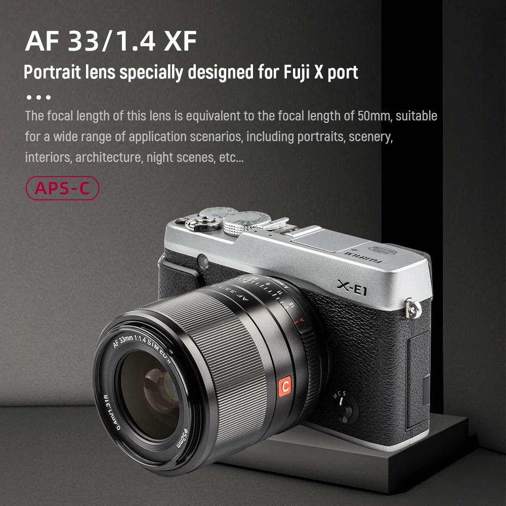 Fast Aperture 56mm F1.4 Fuji XF Lens