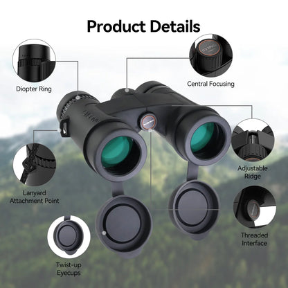 10x42 Binoculars Waterproof Fogproof for Bird Watching
