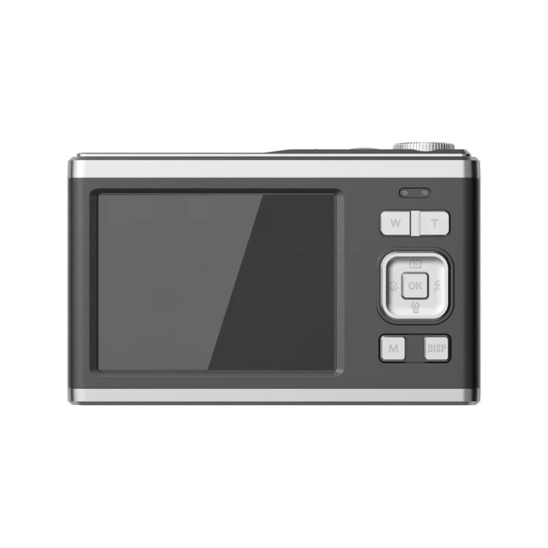 Black High Definition 4K Waterproof Dual Screen Digital Camera