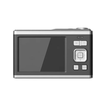 Black High Definition 4K Waterproof Dual Screen Digital Camera