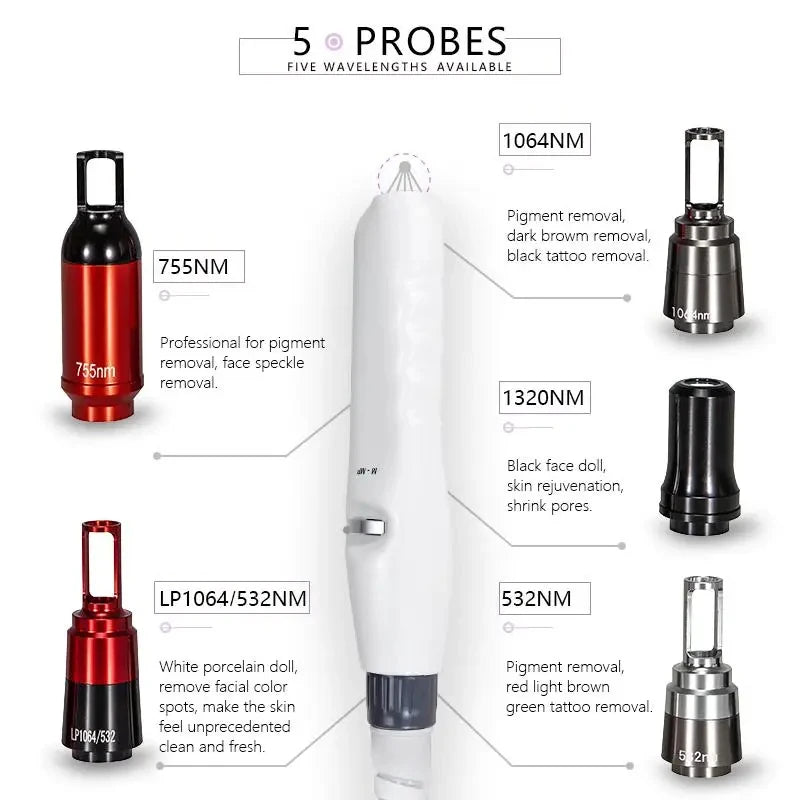 Professional Pico Laser Tattoo Freckle Removal Device 220V