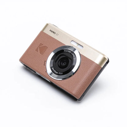 13MP Digital Camera with 26mm Lens Brown