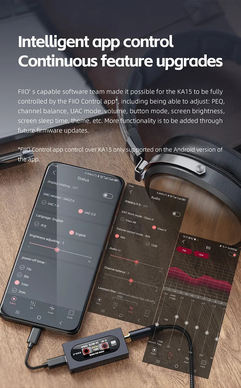 Portable USB DAC AMP with Lightning Cable Hi Res Audio