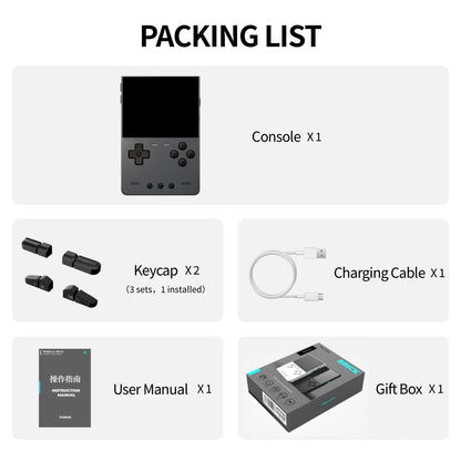 Handheld Game Console 64GB 3.2 Inch HD 9K Games Grey