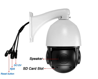 3K PTZ Dome Camera 90X Zoom Auto Tracking